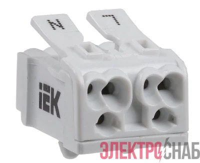 Клемма пружинная соединительная КСПн2-L+N IEK UKZ-B06-2P-F1-E0-10