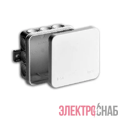 Коробка распределительная ОП 100х100х35мм 12 вводов IP54 бел. Ruvinil 67095Б