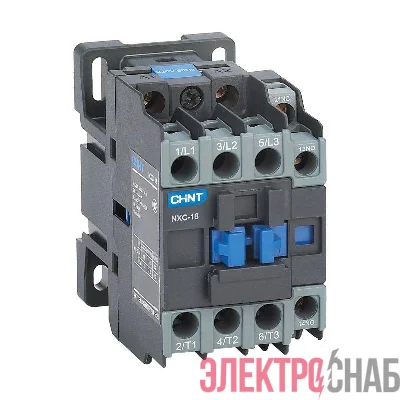 Контактор NXC-18 18А кат. 380В AC 1НО+1НЗ AC-3 (R) CHINT 836905