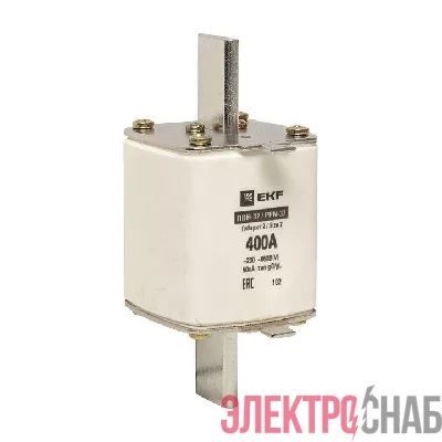 Вставка плавкая ППН-37 400/400А габарит 2 PROxima EKF fus-37/400