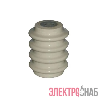 Изолятор опорный ИОР-10-3.75 II У3 (2 отверст. М8; 1 отверст. М12) Электрофарфор ЦБ-00000119