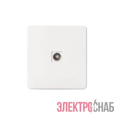 Розетка телевизионная TV СП ROUND MIELE перламутр Kranz KR-78-0723-1
