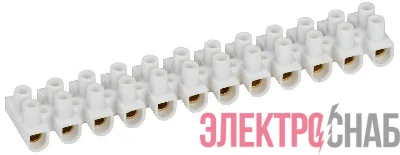 Колодка клеммная ЗВИ-10 н/г 2.5-6кв.мм 12 пар IEK UZV4-010-06