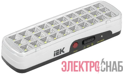 Светильник ДБА 3926-П аккумулятор/сеть 3ч 3Вт IEK LDBA0-3926-30-K02