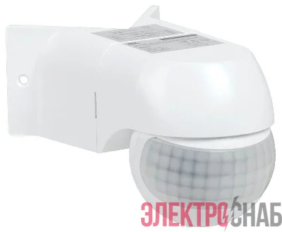 Датчик движения ДД 016 800Вт угол обз. 180град. 12м IP44 бел. IEK LDD11-016-800-001