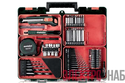 Винтоверт аккумуляторный BS 14.4 2х2.0Ач LiIon с набором оснастки Metabo 602206880