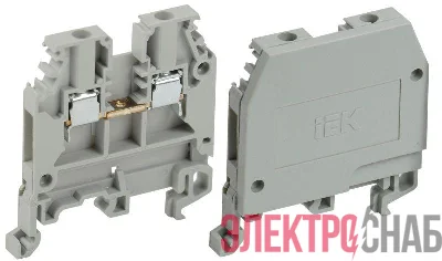 Зажим наборный ЗНИ-2.5кв.мм (JXB24А) сер. IEK YZN10-002-K03