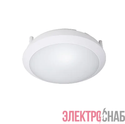 Светильник светодиодный WP 25 C 20W OP 940 D300 WH MDM 300х300х93мм 20Вт 4000К IP66 пылевлагозащ. ЖКХ с микроволнов. датчиком движения бел. Русский Свет 15072523442