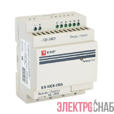 Реле программируемое 10 входов/выходов 230В PRO-Relay PROxima EKF ILR-10CR-230A