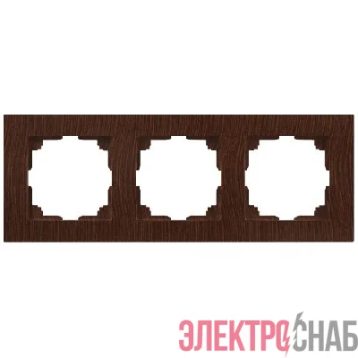 Рамка 3-м СП Accent 6-503-10 венге Intro Б0063794
