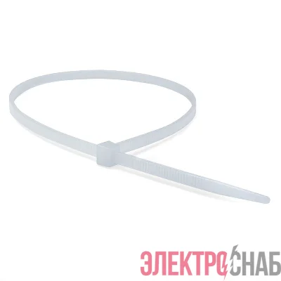 Хомут кабельный 2.5х100 P6.6 самозатухающий бел. (уп.100шт) DKC 25203SRCV0