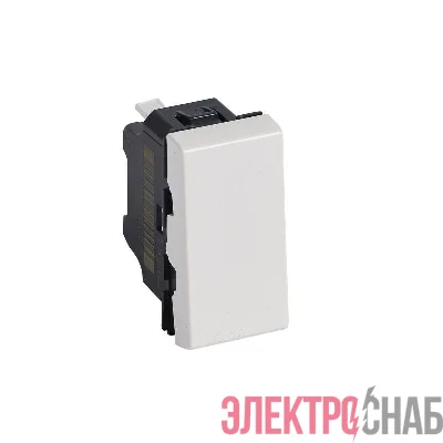 Механизм выключателя 1-кл. 1мод. СП Mosaic NEW 10А IP31 бел. Leg 077000