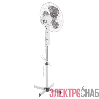Вентилятор напольный DX-1601R 40Вт 220В с пультом и таймером бел./сер. DUX 60-0209