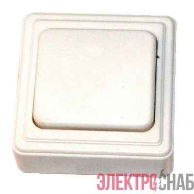 Выключатель 1-кл. ОП 6А IP20 бел. БЕЛТИЗ А16-027