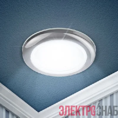 Светильник точечный WR1 CH 50Вт IP44 MR16 12В влагозащ. хром. ЭРА C0043845