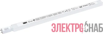 Лампа светодиодная Eco 10Вт T8 линейная 4000К нейтр. бел. G13 230В IEK LLE-T8-10-230-40-G13