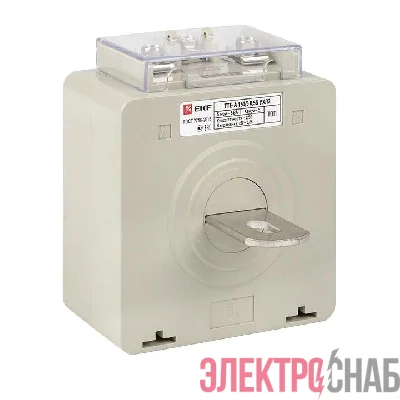 Трансформатор тока ТТЕ-А 150/5А кл. точн. 0.5S с клеммой напряжения PROxima EKF tte-S-150-0.5S