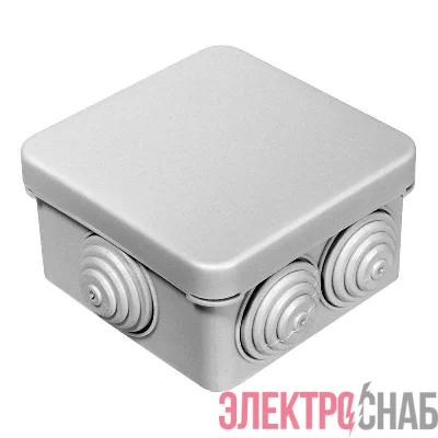Коробка распределительная ОП безгалогенная (HF) 70х70х40 IP55 Промрукав 40-0200