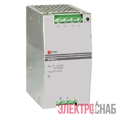 Блок питания 24В DR-120W-24 EKF dr-120w-24