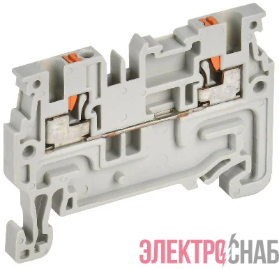 Колодка клеммная CP 1.5кв.мм сер. IEK YCT20-00-K03-001