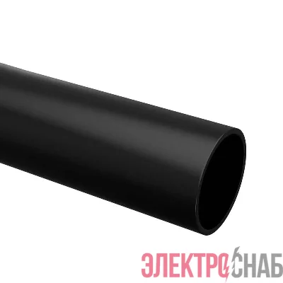 Труба гладкая ПНД жесткая d20мм безгалоген. (HF) черн. (уп.100м) TOKOV ELECTRIC TKE-THG-PND-20-100-C05