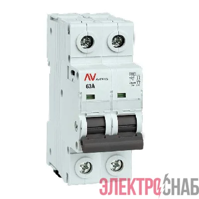 Выключатель нагрузки 2п 63A AVN AVERES EKF avn-2-63-av