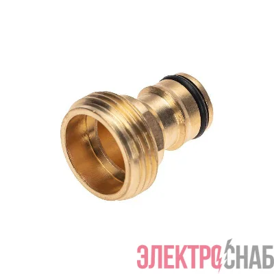 Адаптер латунный 3/4дюйм внешняя резьба ЧЕТЫРЕ СЕЗОНА 62-0275