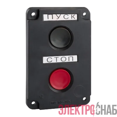 Пост кнопочный ПКЕ-112 2 У3 IP40 КЭАЗ 150732