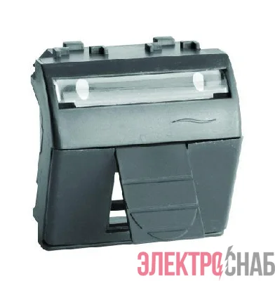 Адаптер для информационных разъемов 2мод. R&M BRAVA черн. DKC 77612N