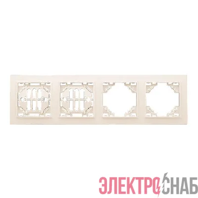 Рамка 4-м Минск горизонтальная беж. EKF ERM-G-304-20