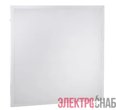 Светильник светодиодный ДУО-4110-L 40Вт 6500К 595х595 25мм ДВО опал с равномерной засветкой панель Basic EKF LPL-4110-L-40-6500