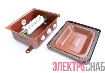 Коробка КМ 43-10 У3 IP43 ступенчатый ПВХ-ввод ГОФРОМАТИК zeta30338