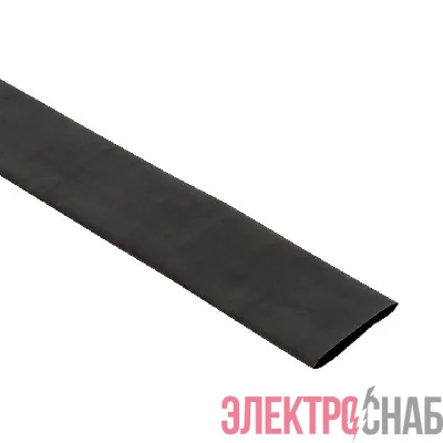 Трубка термоусадочная ТУТк с клеевым слоем нг 50/17 черн. 1м (уп.10м) PROxima EKF tut-k50-b