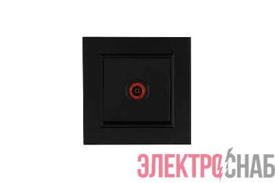 Розетка телевизионная Karea черна. Makel 56054007