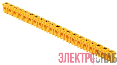 Маркер открытого типа KE 0.75-1.5кв.мм символ "K" (уп.200шт) IEK UMK-KE1-K