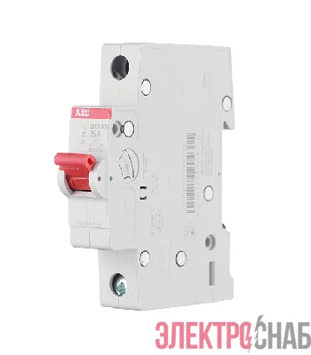 Рубильник 1п SHD201/50 рычаг красн. ABB 2CDD271111R0050