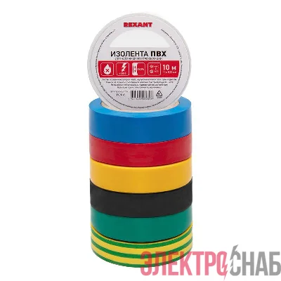 Набор изоляционных лент 7 цветов Rexant 09-2010-E