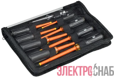 Набор отверток диэлектрических Т3 9шт ARMA2L 5 IEK A2L5-NS30-T3-09