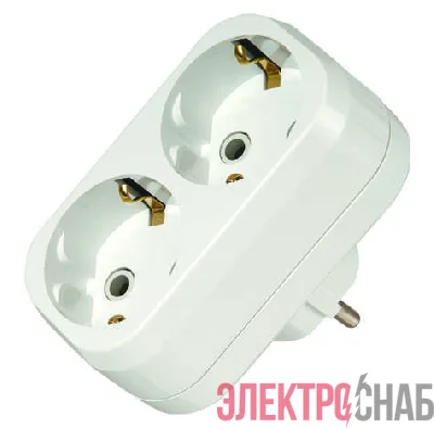 Разветвитель 2-м с заземл. Makel 10031