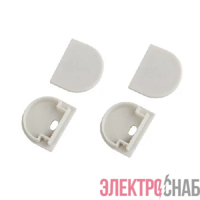 Набор заглушек 2420-3 профиля Эра 2420 2шт глухие 2шт с отверстием Эра Б0062797