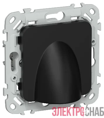 Вывод кабеля СП FLITE КВ-ФлЧ механизм черн. IEK FI-VK10-0-K02