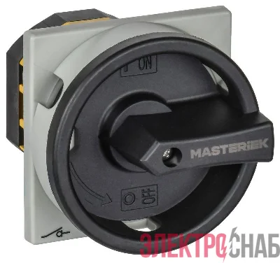 Переключатель кулачковый 10А (сх. 54) закрытая рукоятка IEK MI-CS11-010-054