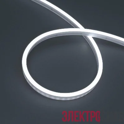 Лента светодиодная WAVE-SIDE-PU-A120-06x12mm 24В White 5700К 8Вт/м IP68 wire x1 вывод боков. герметичная (уп.3м) Arlight 052578