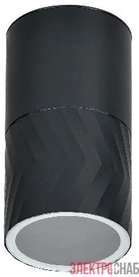Светильник 5110 GU10 IP65 уличный потолочный черн. IEK LT-UPU0-5110-GU10-1-K02