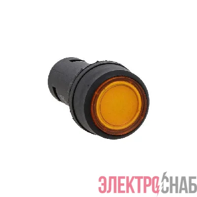 Кнопка SW2C-10D с подсветкой желт. NO 24В EKF sw2c-md-y-24