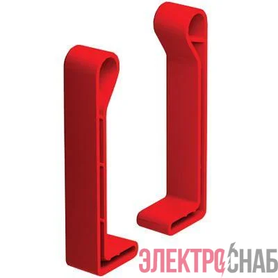 Комплект заглушек торц. прав. + лев. H 100 полиэтилен RAL3020 DKC LS1000
