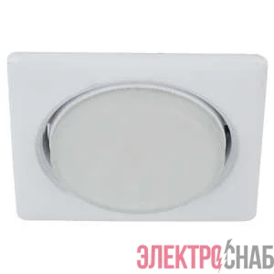 Светильник KL71 WH под лампу GX53 квадр. 220В 13Вт бел. ЭРА Б0017633