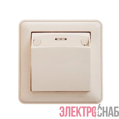 Выключатель карточный 1-кл. СП W59 16А IP20 в сборе сл. кость SE VS616-051-28