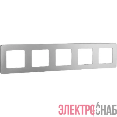Рамка 5-м Inspiria алюм. IEK 673972
