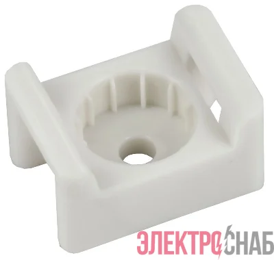 Площадка монтажная 16х23 под пистолет бел. (уп.100шт) IEK UHP20-16-23-100-K01